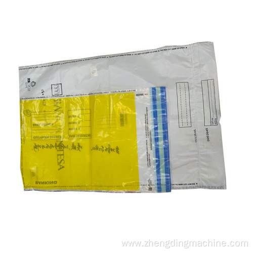 Plastic Evident Security Sealing Cash Bags Making Machine